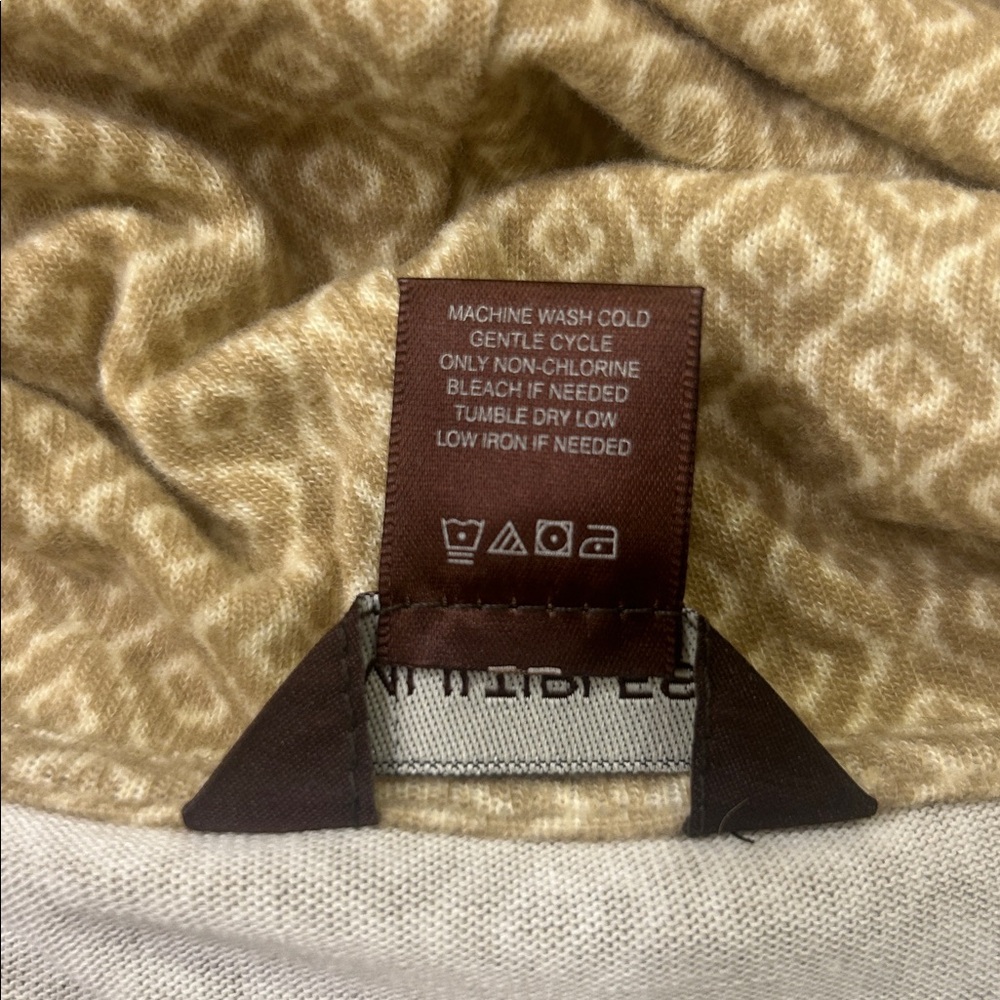 Multiples Patterned Cowl Neck Long Sleeve Tunic T… - image 9